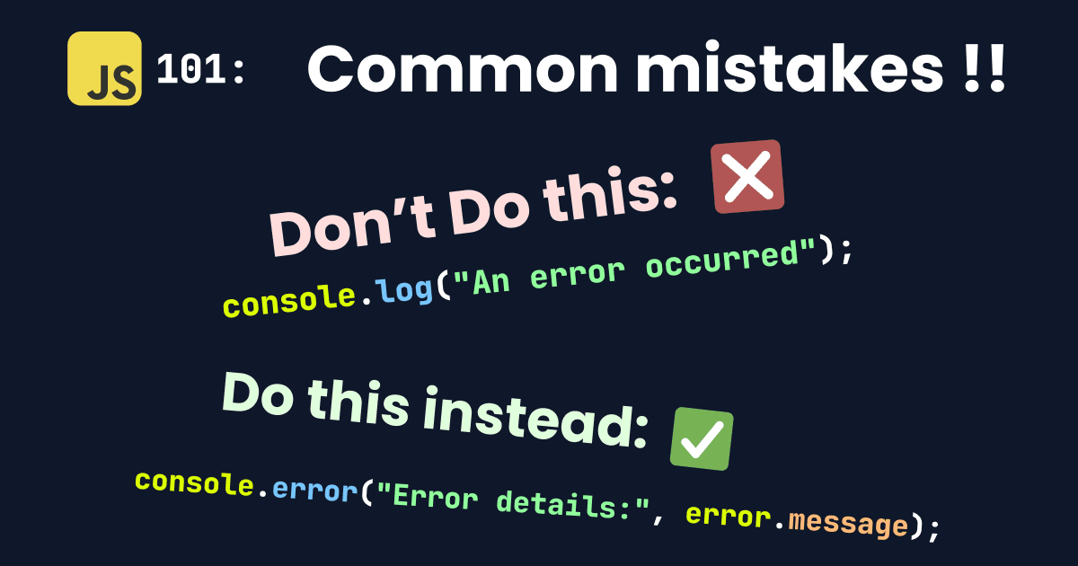 JavaScript 101: 10 Mistakes Beginners Makethumbnail